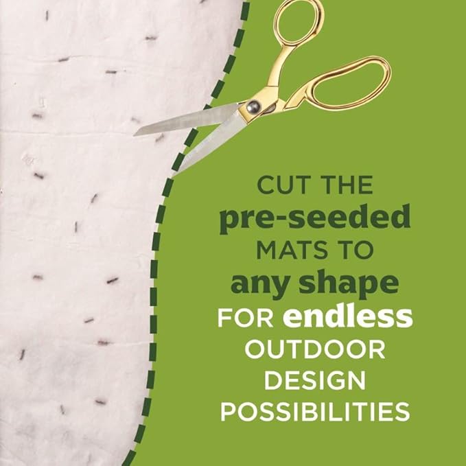 BloomingBulb Seed Mat - Easy to Plant and Grow Garden Seeds - Creates Fragrant, Vibrant Flower Garden (Sunflower Garden)
