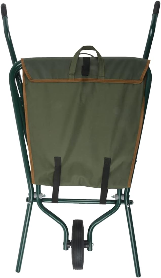 Esschert Design gt138 Foldable Wheelbarrow, Green