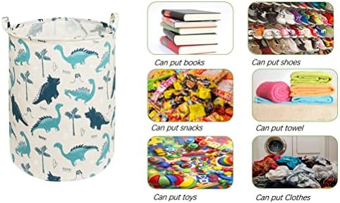 MAIZMZ Kids Hamper Storage Bins Organizer Toy Box Laundry Basket Large Canvas Collapsible Chest for Home/Dorm/Kitchen/Pet/Office/Closet/Shelf/Gift Baskets