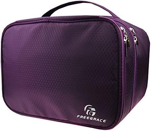 Travel Organizer Underwear Bag - Large Double Layer Packing Storage Bag – Fits Large Bra, Socks, Underpants, Cosmetic, Toiletry kit