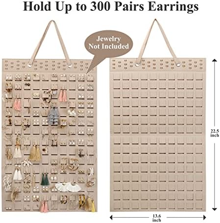 RESOVO Hanging Earrings Organizer & Holder 1 Pack