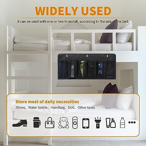 RVZONE RV Shoe Pockets 6 Large Pockets, Hanging Organizer with Sturdy Hooks