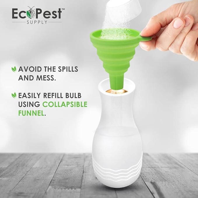 Powder Duster | Extra Large Bulb Duster, Sprayer, and Applicator for Powder and Dust | Perfect for Organic Gardening and Pest Control Treatment for Bed Bugs, Roaches, Ants, Fleas, Ticks, and More