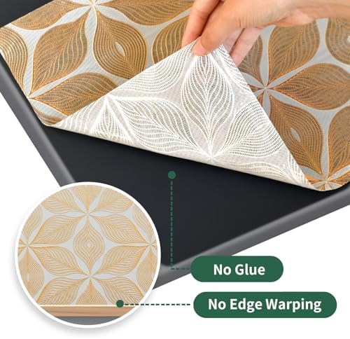 3D Drawer and Shelf Liner for Kitchen Cabinet: 17 in X 20 Ft Waterproof