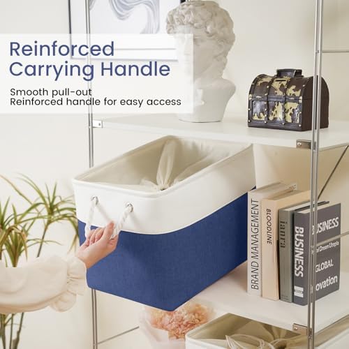 16x12x12 In Foldable Fabric Large Storage Bins with Handle 1 Pack