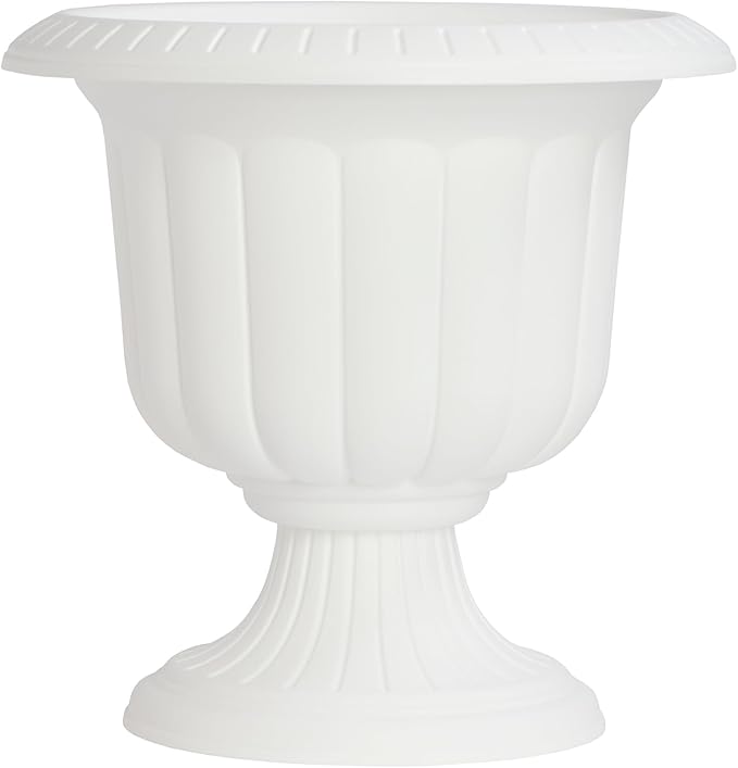 Root & Vessel Classic Urn, White, 19-Inch