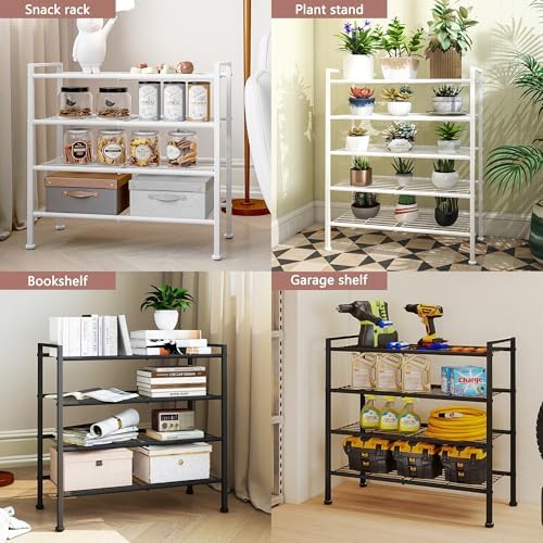 5 Tier Shoe Rack,Metal Shoe Storage