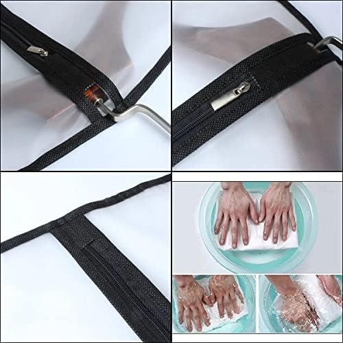 Garment Bags for Hanging Clothes 12 PCS Transparent Dress Bag for Traveling Garment Bag for Dresses Long Clothes Storage Bags with Full Zipper for Long Dress Costumes Gowns Coats 24''x54''