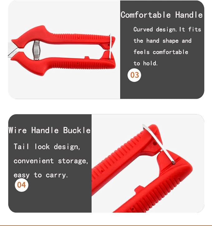1 PACK Extended-model Stainless Steel Multifunctional Garden Pruning Shears. Use-pruning Flowers, Trees, Fruits, Vegetables, Herbs; Suitable for Home, Garden, Agriculture, Flower Shop, Etc.