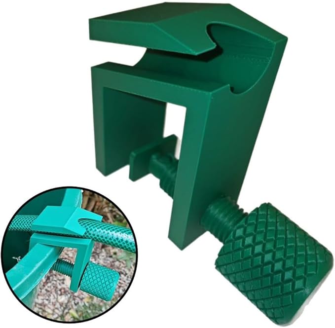 ABS Bucket Hose Holder for Rain Barrels, Secure Bracket Tool to Attach Garden Hoses on Barrel-Edge, Durable-Outdoor Hose Organizer, Space-Saving Design for Efficient Watering