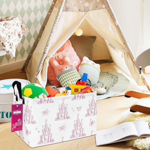 Rectangular Castle Storage Basket
