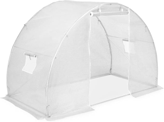 vidaXL Greenhouse, Cold Frame for Garden Patio Backyard Lawn Yard, Green House for Plant Growing Gardening, Outdoor Greenhouse Grow House