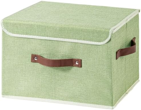 Storage Boxes Baskets with Lid Collapsible Fabric Storage Bins