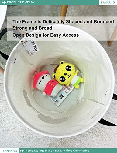 Storage Bin Foldable Nursery Organizer Basket | Foldable with Waterproof PE Coating Organizer Bin for Kids Boys and Girls,Office,Bedroom,Clothes