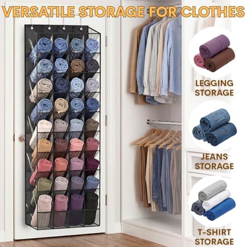 Ofiray-home Over the Door Shoe Organizer, 30-40 Pairs