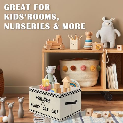 Race Car Room Decor,Racing Storage Bins Box