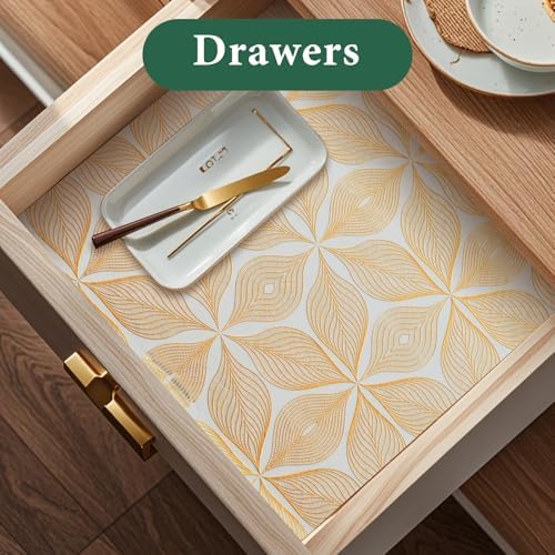 3D Drawer and Shelf Liner for Kitchen Cabinet: 17 in X 20 Ft Waterproof