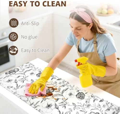 2-Layer Drawer and Shelf Liner for Kitchen Cabinet: 12 X 20FT