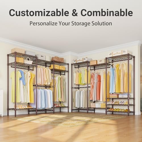 VIPEK V5 Heavy Duty Clothes Rack, Modular Closet System, Bronze
