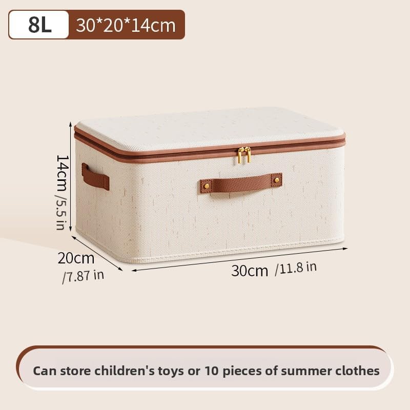 Storage Bins with Lids,Fabric Storage Bins,Clothes Storage Bins(1-small)