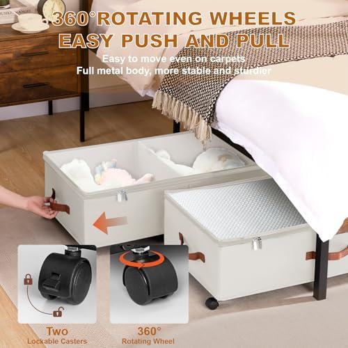 Under Bed Storage Container for Bedroom:
