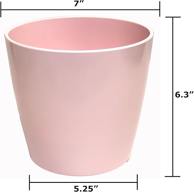 7” Self-Watering Pot – Eco-Friendly Bamboo Planter, Biodegradable & Plastic-Free, Indoor/Outdoor Plant Pot with Built-in Water Well for Healthy Root Growth