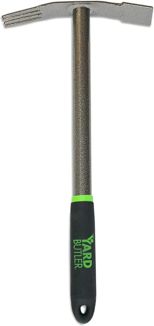 Yard Butler Terra Garden Weeder Hand Tool, ITT-1W - Essential Gardening Tool for Yardwork - Power-Coated Steel Construction - Comfortable Grip - Long-Lasting - Rust-Resistant
