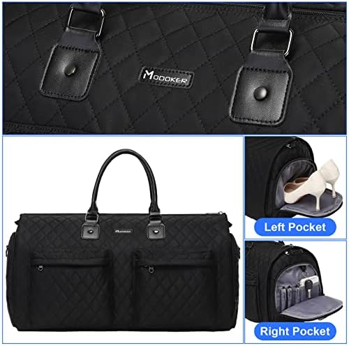 Convertible Garment Duffel Bag, 2-in-1 Hanging Suitcase for Travel