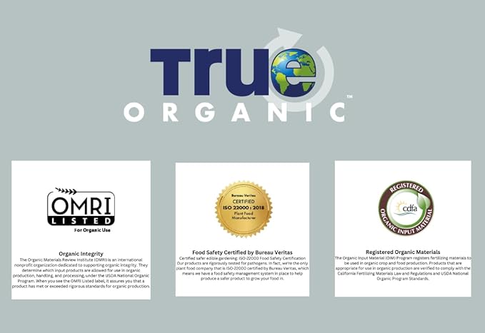 True Organic Tomato and Vegetable Food Granular Fertilizer 4.5lbs Jug - CDFA, OMRI Listed for Organic Gardening NPK 4-5-6