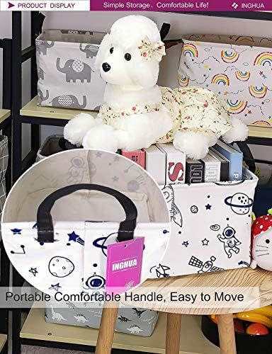 Rectangular Storage Basket Gift Bag Rec Spaceships