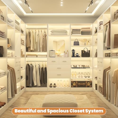 Unikito 25" Shoe Rack for Closet, Adjustable Closet System Shoes Organizer