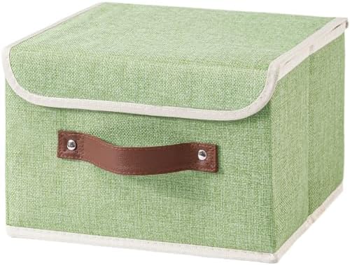 Storage Boxes Baskets with Lid Collapsible Fabric Storage Bins
