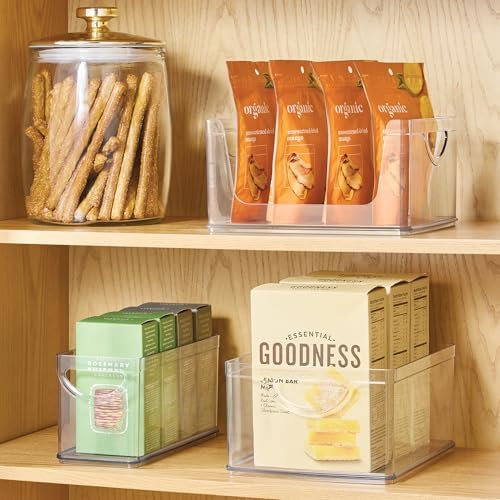 iDesign Plastic Bin, 10" x 4.25" x 5", Clear