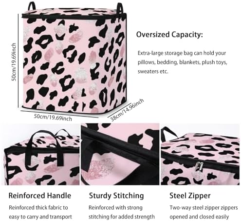 2pcs blanket storage bag for under bed,closet organizers 95L