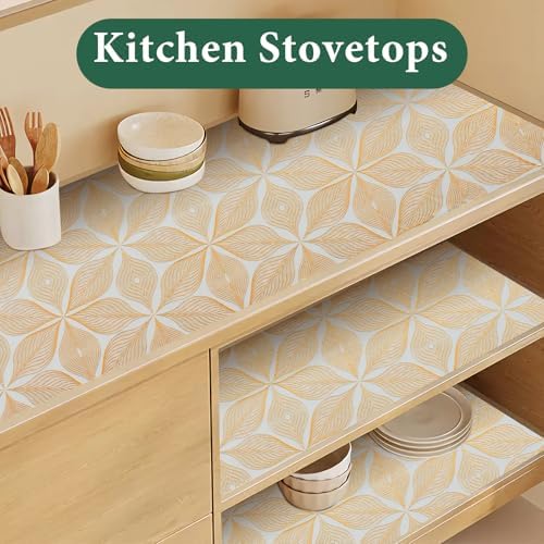 3D Drawer and Shelf Liner for Kitchen Cabinet: 17 in X 20 Ft Waterproof