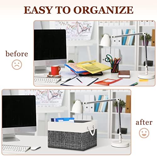 StorageTastic Storage Bin,Collapsible Storage Basket For Organizing,Large