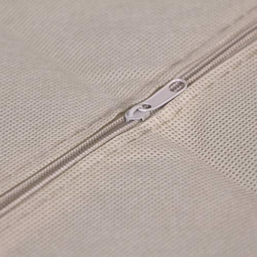 DIOMMELL 9 Pack Foldable Cloth Storage Box Closet Dresser Drawer Organizer Fabric Baskets Bins Containers Divider for Clothes Underwear Bras Socks Lingerie Clothing,Beige 090