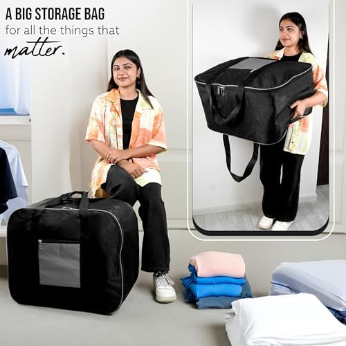 Storite Moisture Proof Nylon Large Size Underbed Storage Bag For Clothes