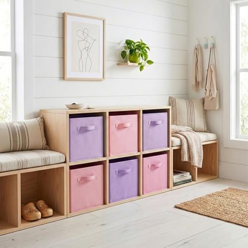 ShellKingdom Storage Bins, Foldable Fabric Storage Cubes And Cloth Storage