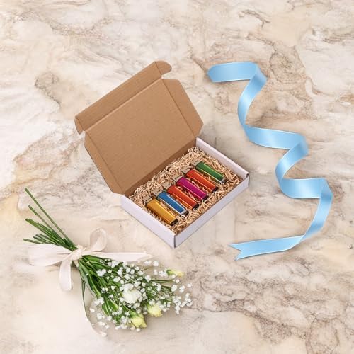 RLAVBL 6x4x1 Shipping Boxes Set of 50, White Small Corrugated Cardboard Box, Mailer Box