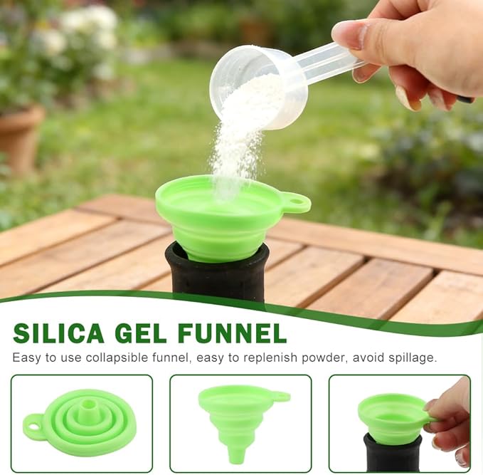 Earth Duster, Powder Sprayer, Garden Duster Applicator Dispenser with 1 Pair of Steel Balls, Bulb Duster Sprayer for Home Organic Gardening Agricultural Supply