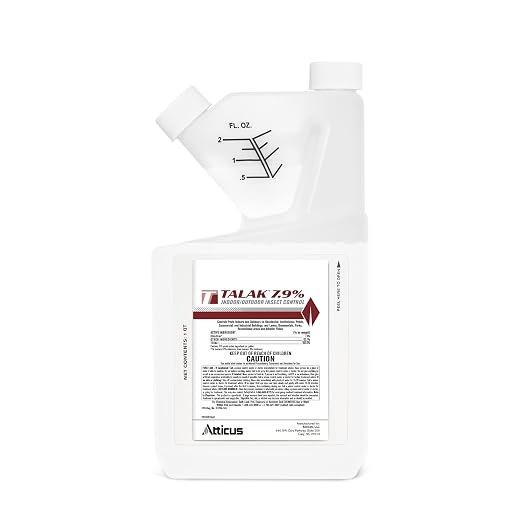 Atticus Talak 7.9% Indoor/Outdoor Bifenthrin Insecticide Concentrate (32oz) | Control Ants, Mosquitoes, Cockroaches, Spiders, Armyworms, and 70+ More Pests, Measuring Made Easy with Tip 'N Measure Bottle