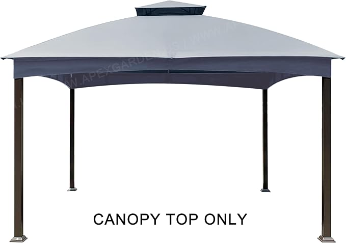 Replacement Canopy Top for the Lowe's allen roth Gazebo Model # TPGAZ2303, TPGAZ2403, TPGAZ2303-ABCD, TPGAZ2403-AC (Grey)