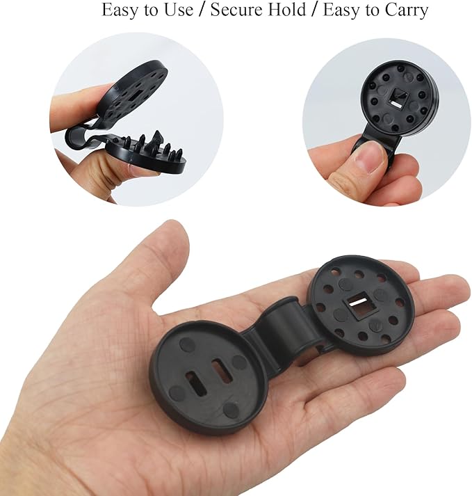 20pcs Shade Cloth Heavy Duty Lock Grip 1.5in Black Plastic Clip Garden Sun Shade Fixed Clamp Outdoor Sunshade Net Fixing Clip for Garden Sunshade Net Anti Bird Netting