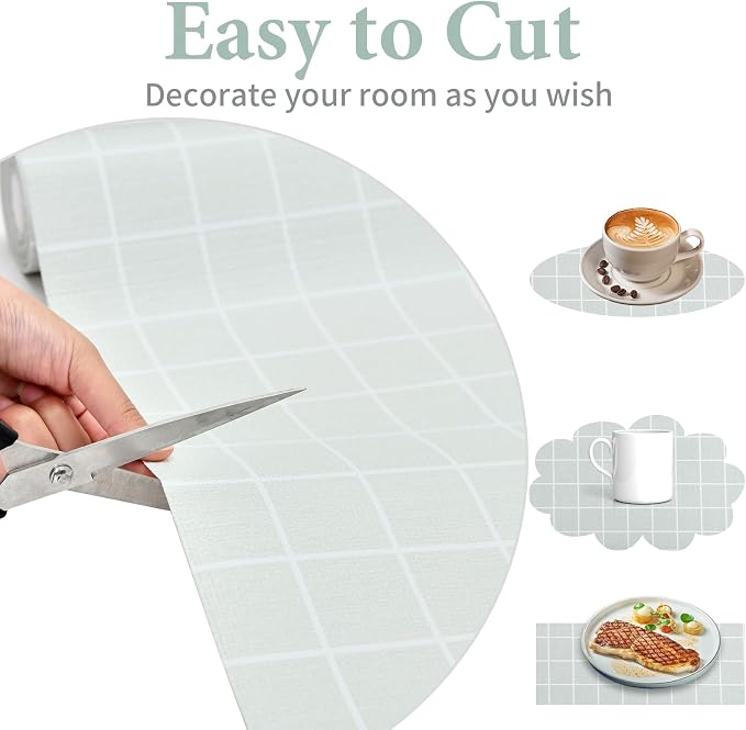 Drawer and Shelf Liner for Kitchen Cabinet: 17 in X 30 Ft Non Slip