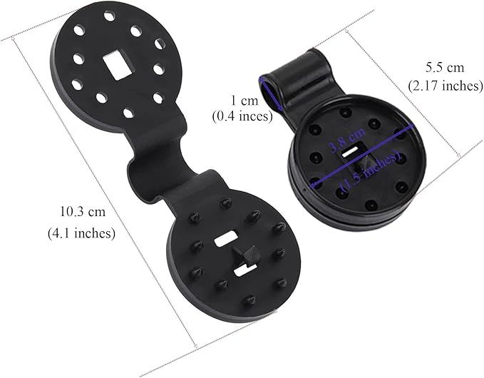 20pcs Shade Cloth Heavy Duty Lock Grip 1.5in Black Plastic Clip Garden Sun Shade Fixed Clamp Outdoor Sunshade Net Fixing Clip for Garden Sunshade Net Anti Bird Netting