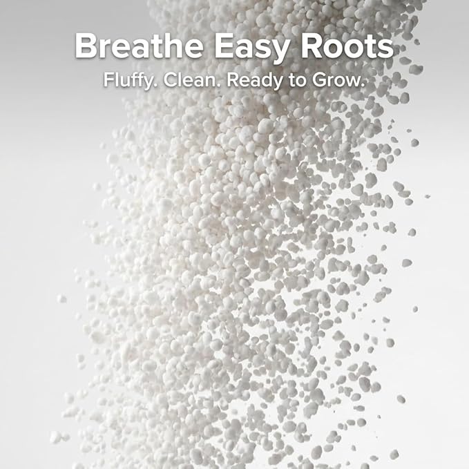 Doter Organic Perlite for Plants, Soil Amendment for Enhanced Drainage and Growth, Ideal for Potting Mixes(2 Quart)