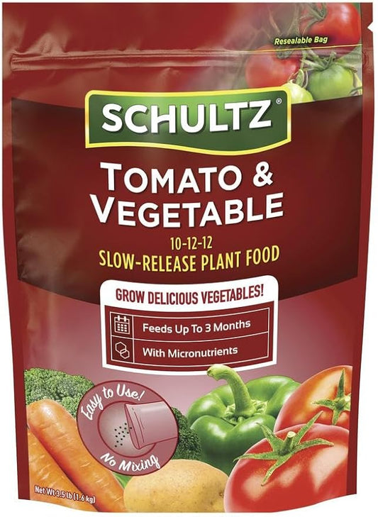 Schultz 018062 Spf48100 Slow-Release Vegetable Fertilizer 3.5 Lbs