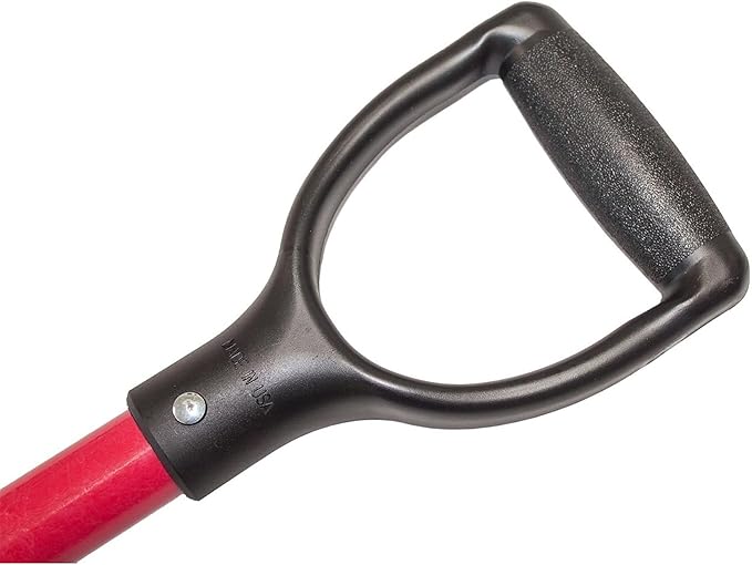 Bully Tools 4 Tines Spading Fork - Heavy Duty Garden Fork with Fiberglass Handle and Poly D-Grip Handle for Digging, Turning Soil, Compost Aeration, Root Crop Harvesting, Durable Steel Tines - 44-Inch