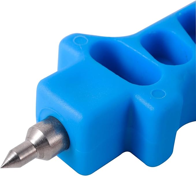 2-in-One Drip Irrigation Tubing Hole Punch with 20 pcs Plugs,Drip Irrigation Tool Used for 1/4 inch Fitting and Emitter Insertion,1 Pcs-Blue